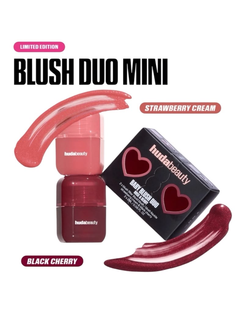 Huda Beauty Baby Blush Mini Duo