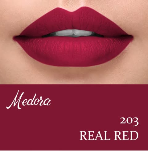Medora Matte-203 Real Red Lipstick