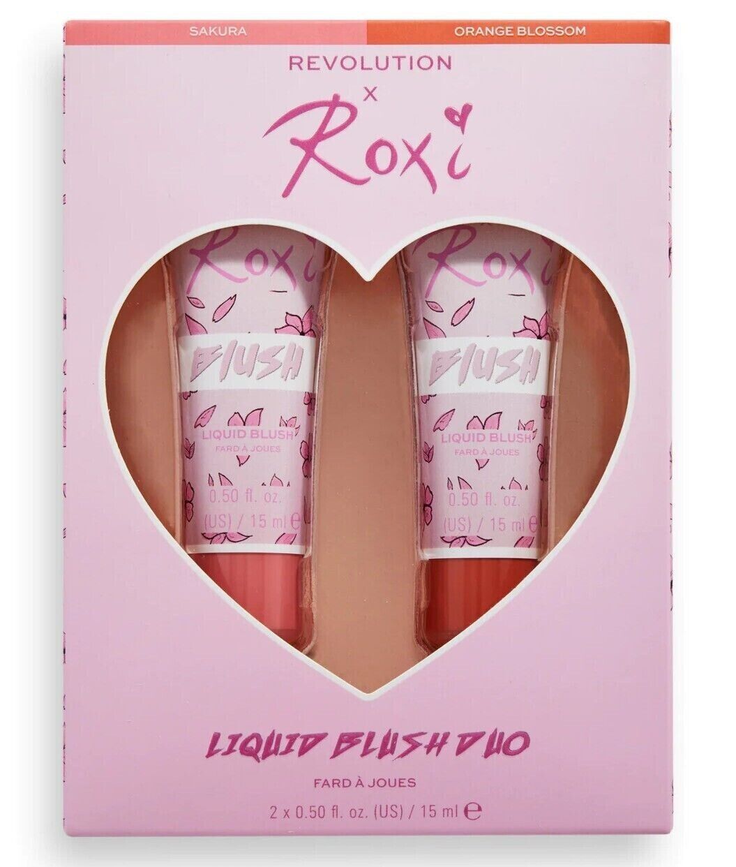 Makeup Revolution X Roxi Cherry Blossom Liquid Blush Duo