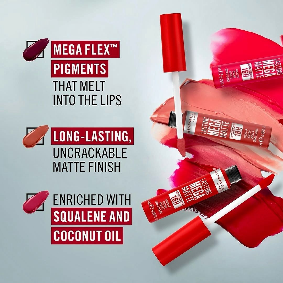 Rimmel Lasting Mega Matte Liquid Lipstick